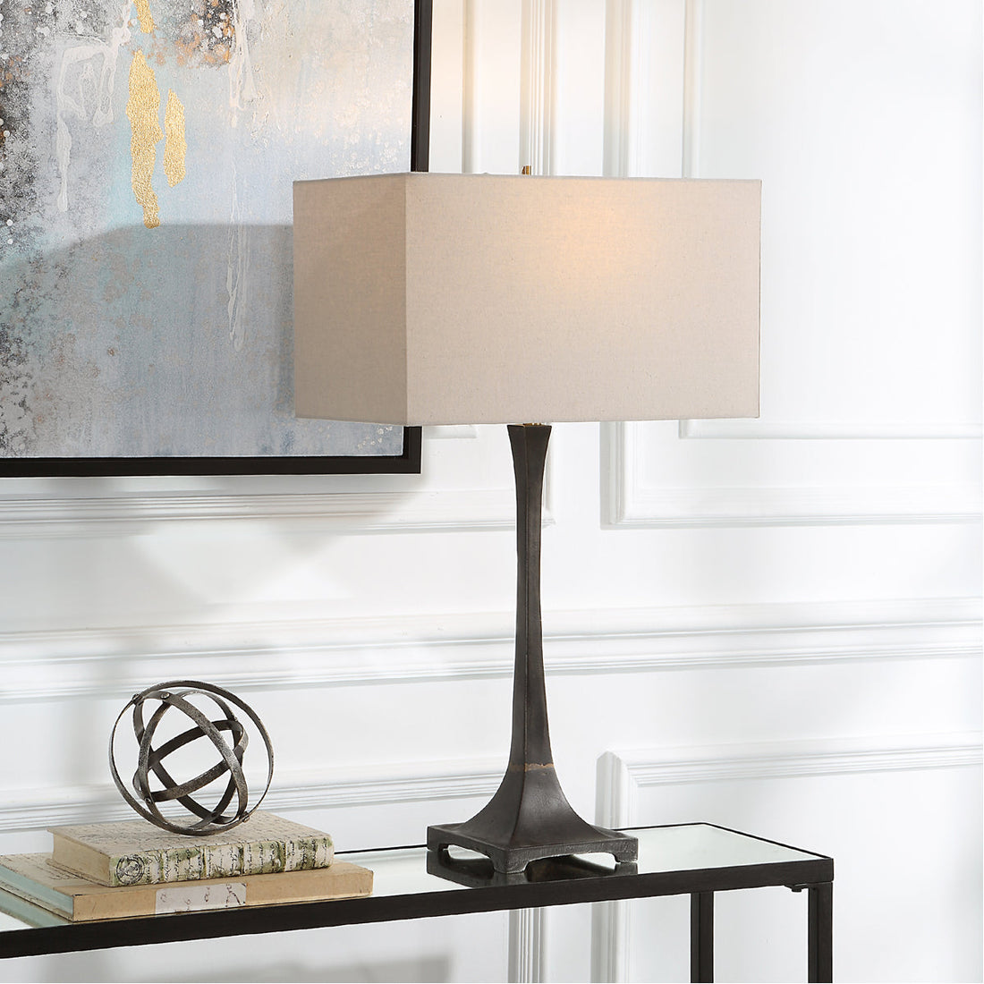 Uttermost Reydan Tapered Iron Table Lamp