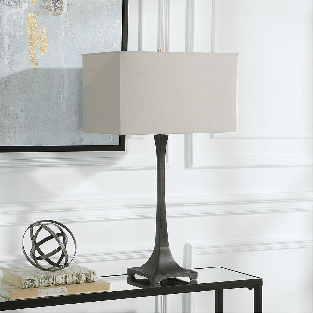 Uttermost Reydan Tapered Iron Table Lamp