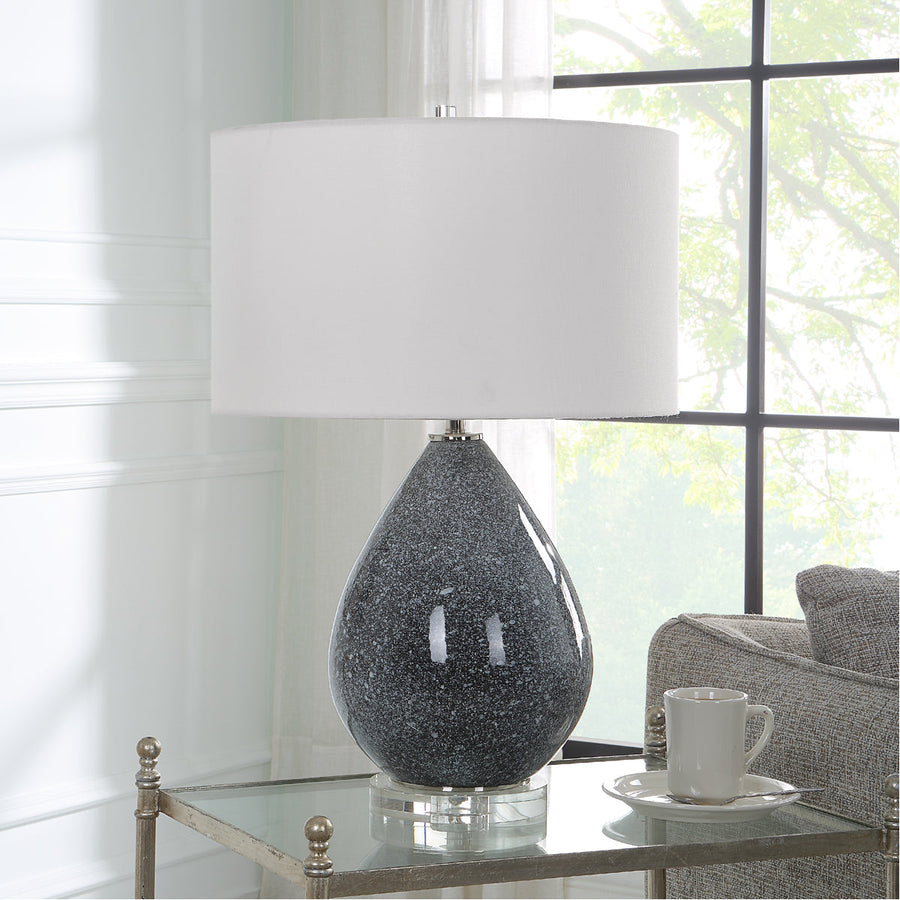 Uttermost Nebula Speckled Glaze Table Lamp