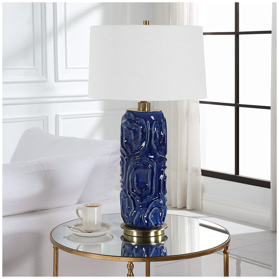 Uttermost Zade Blue Table Lamp