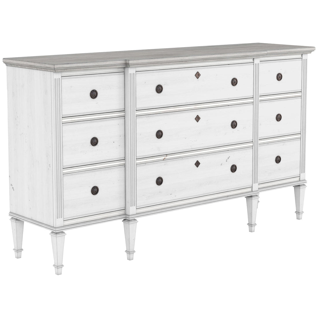 A.R.T. Furniture Somerton Triple 9-Drawer Dresser