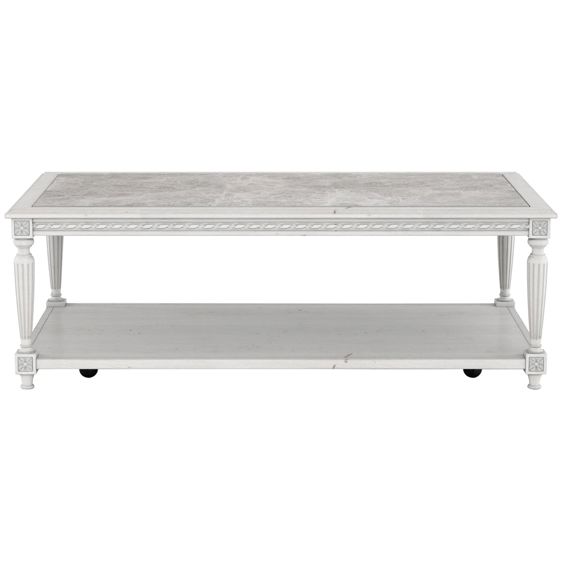 A.R.T. Furniture Somerton Rectangular Cocktail Table, Stone Top