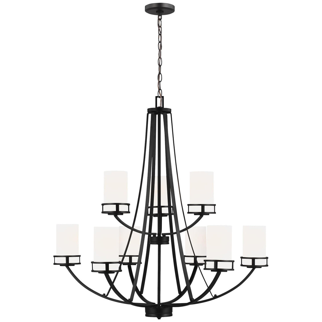 Sea Gull Lighting Robie 9-Light Chandelier without Bulb