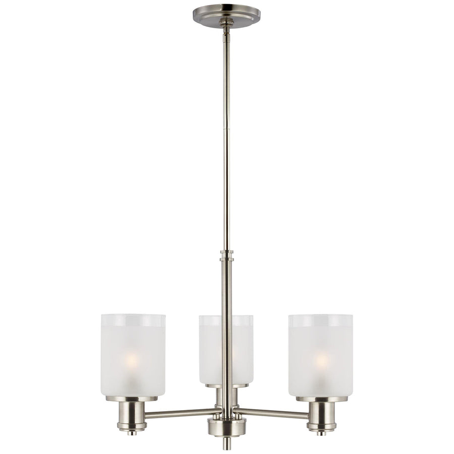 Sea Gull Lighting Norwood 3-Light Chandelier without Bulb