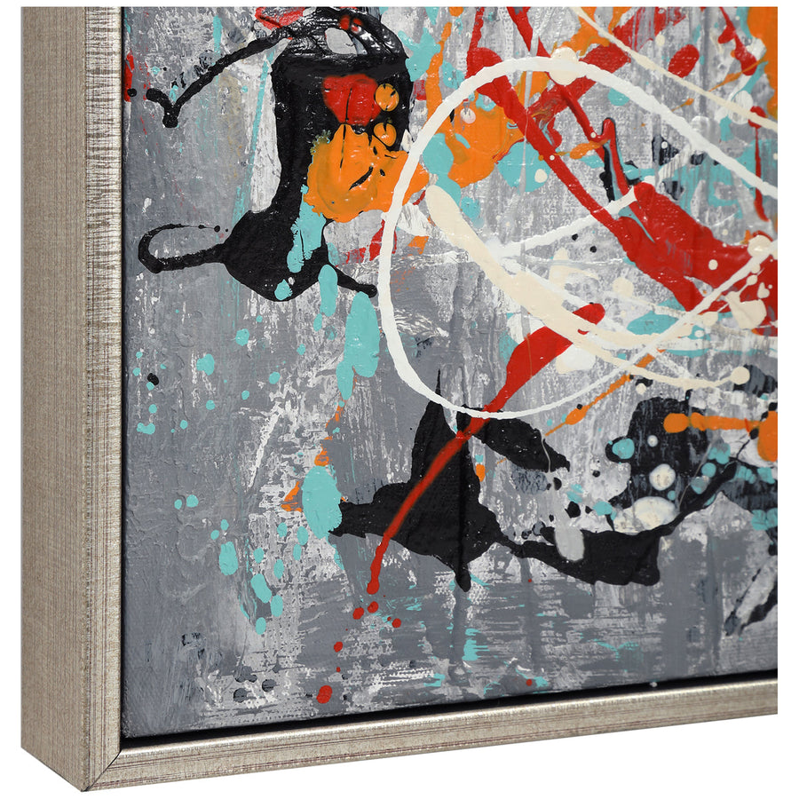 Uttermost Organized Chaos Hand-Painted Canvas Art