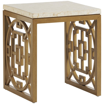 Tommy Bahama Los Altos Valley View Square Outdoor End Table