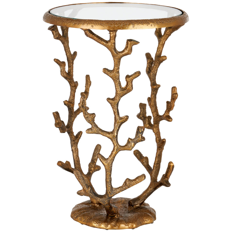 Currey and Company Coral Accent Table