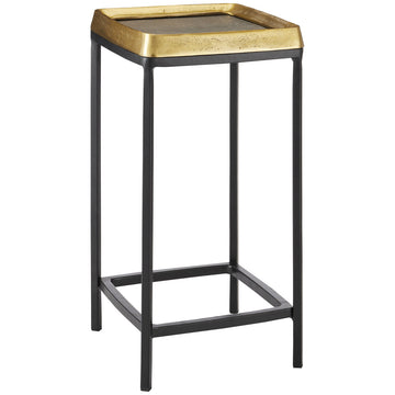 Currey and Company Tanay Brass Accent Table