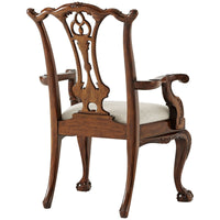 Theodore Alexander Classic Claw and Ball Armchair, Set of 2