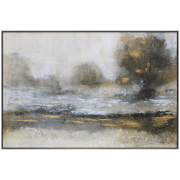Uttermost Gilt Misty Landscape Framed Print