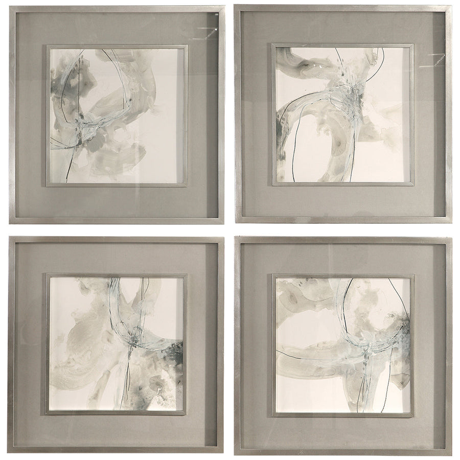 Uttermost Divination Abstract Art, Set of 4
