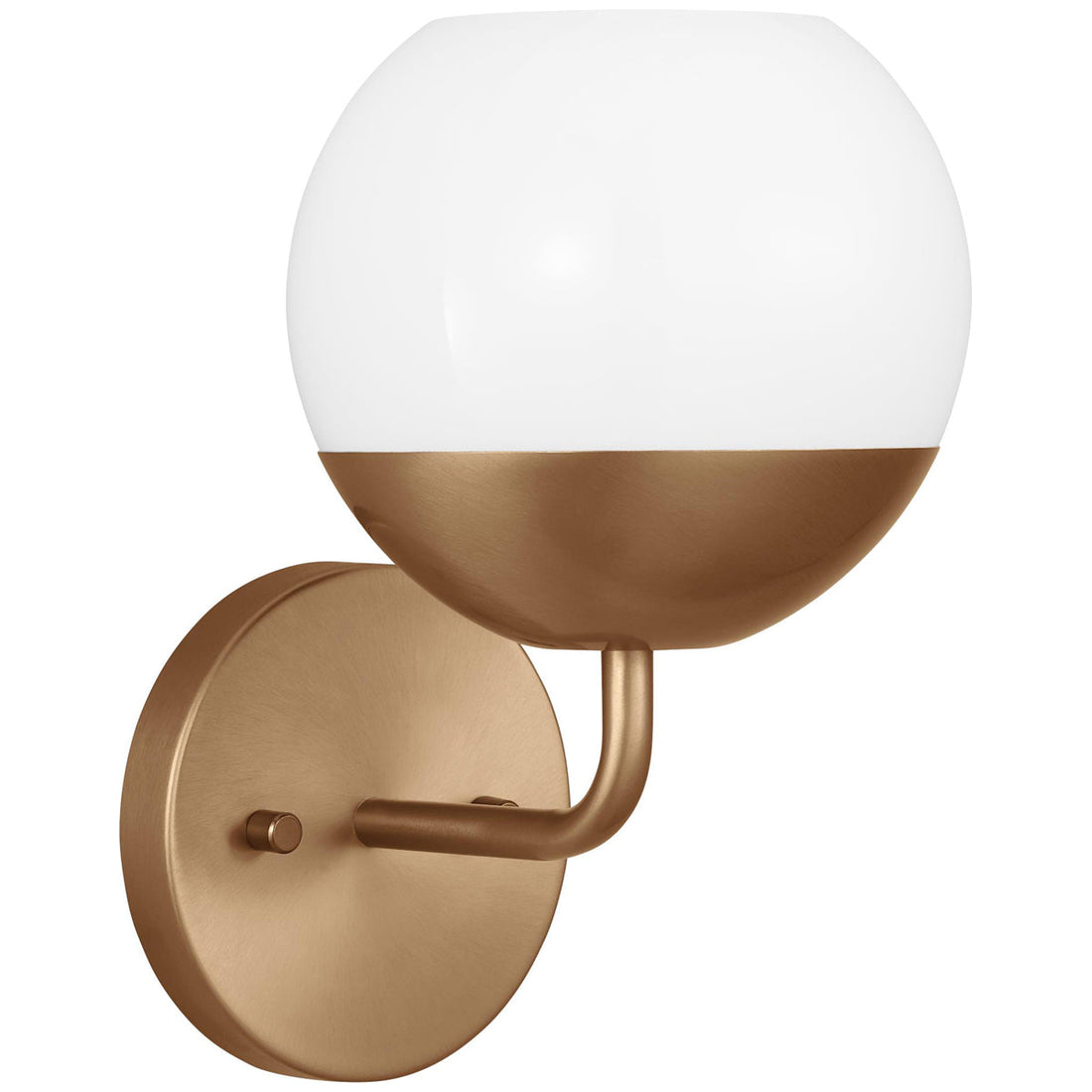Sea Gull Lighting Alvin 1-Light Wall/Bath Sconce without Bulb