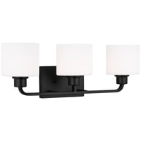Sea Gull Lighting Canfield 3-Light Wall/Bath Sconce without Bulb