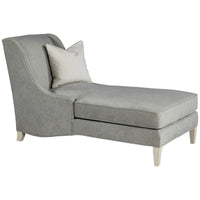Hickory White Washed Linen Chaise