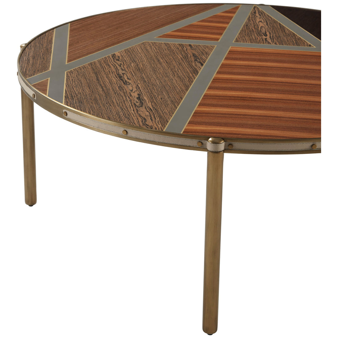 Theodore Alexander Iconic Round Cocktail Table