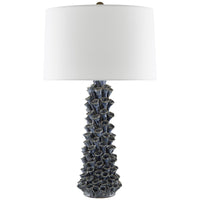 Currey and Company Sunken Blue Table Lamp