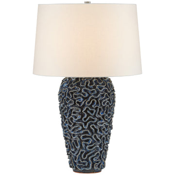 Currey and Company Milos Blue Table Lamp