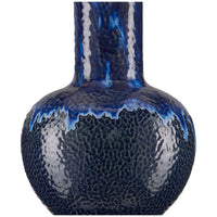 Currey and Company Kelmscott Blue Gourd Table Lamp