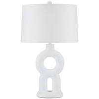 Currey and Company Ciambella White Table Lamp
