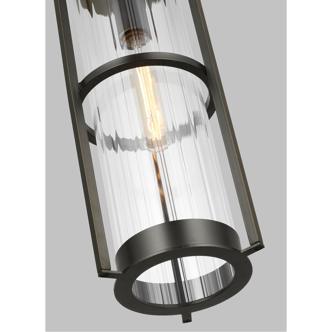 Sea Gull Lighting Alcona 1-Light Outdoor Pendant Lantern without Bulb