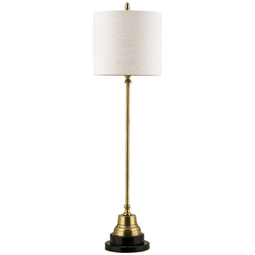 Currey and Company Messenger Brass Table Lamp