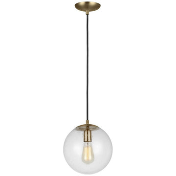 Sea Gull Lighting Leo - Hanging Globe 1-Light Pendant - Steel