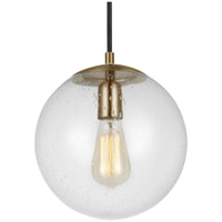 Sea Gull Lighting Leo-Hanging Globe 10" 1-Light Pendant with Bulb
