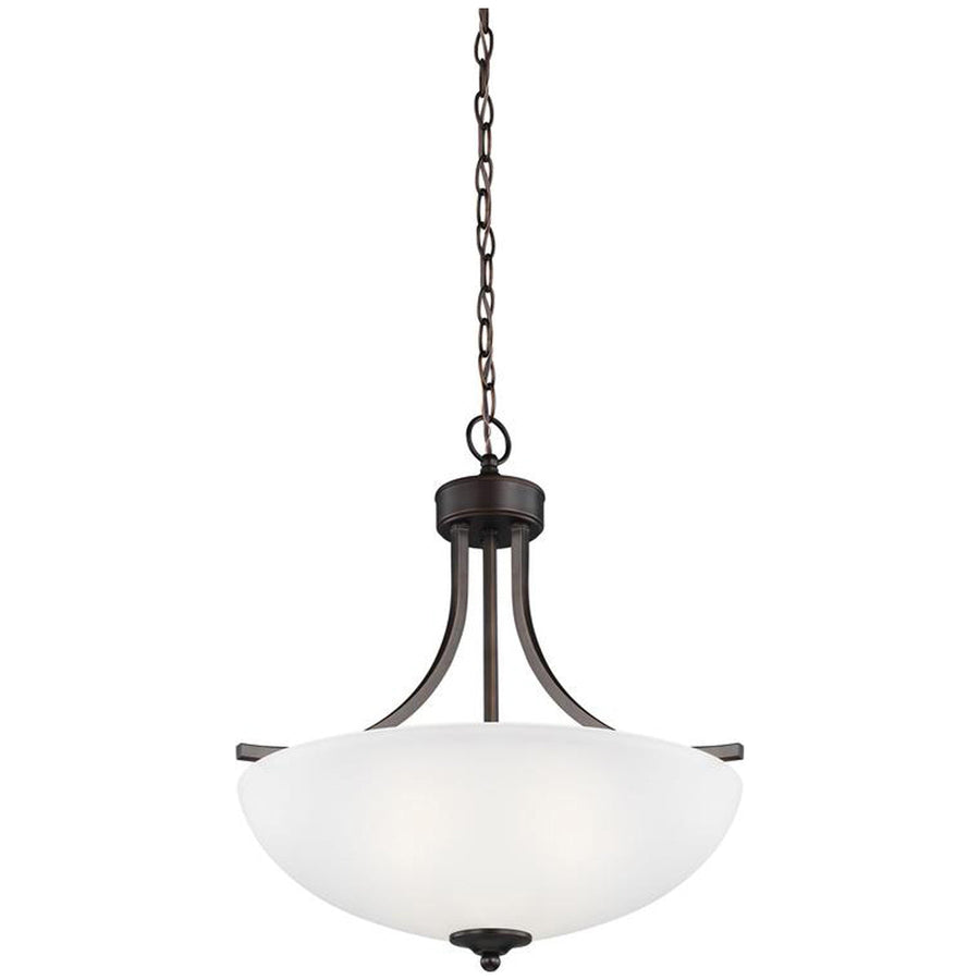 Sea Gull Lighting Geary 3-Light Pendant without Bulb