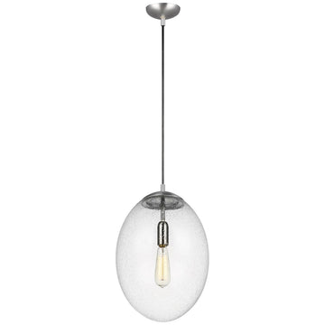 Sea Gull Lighting Leo-Hanging Globe 14" 1-Light Pendant with Bulb