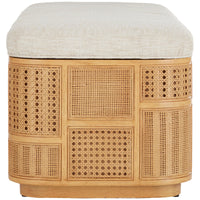 Currey and Company Anisa Natural Storage Bench