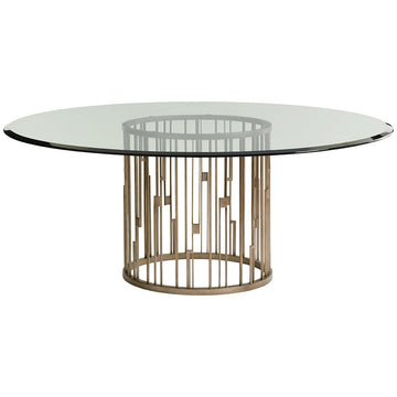 Lexington Shadow Play Rendezvous Round Metal Dining Table