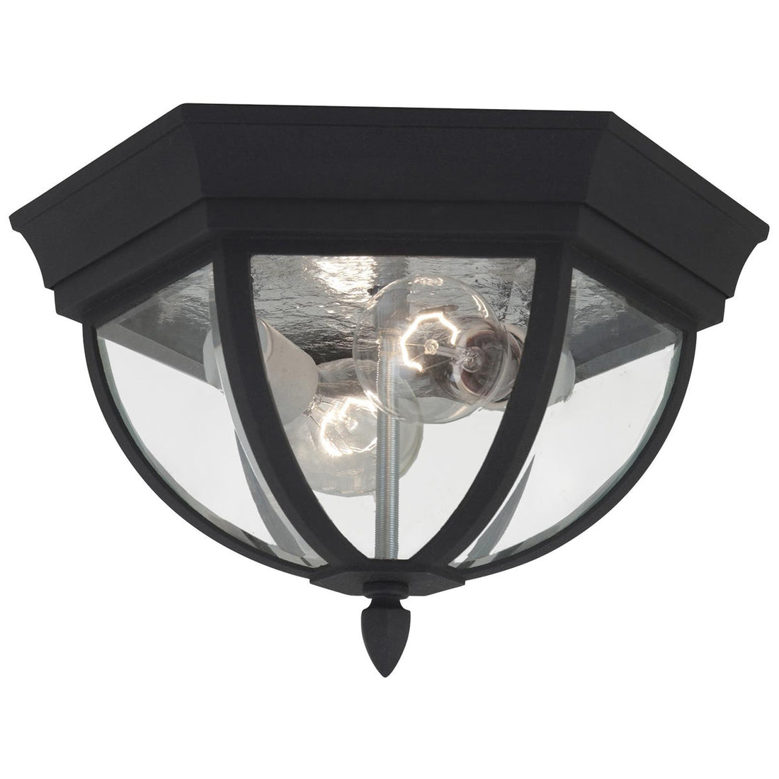 Sea Gull Lighting Wynfield 2-Light Ceiling Flush Mount without Bulb