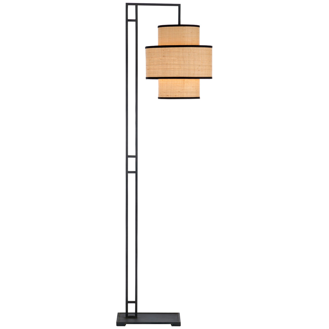 Currey and Company Marabout Black Floor Lamp