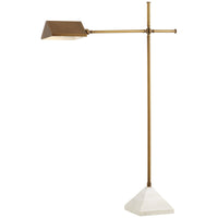 Currey and Company Repertoire Brass Floor Lamp