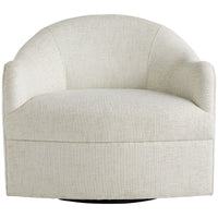 Arteriors Delfino Swivel Chair, Frost Linen