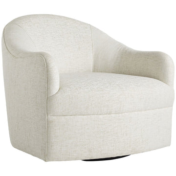 Arteriors Delfino Swivel Chair, Frost Linen