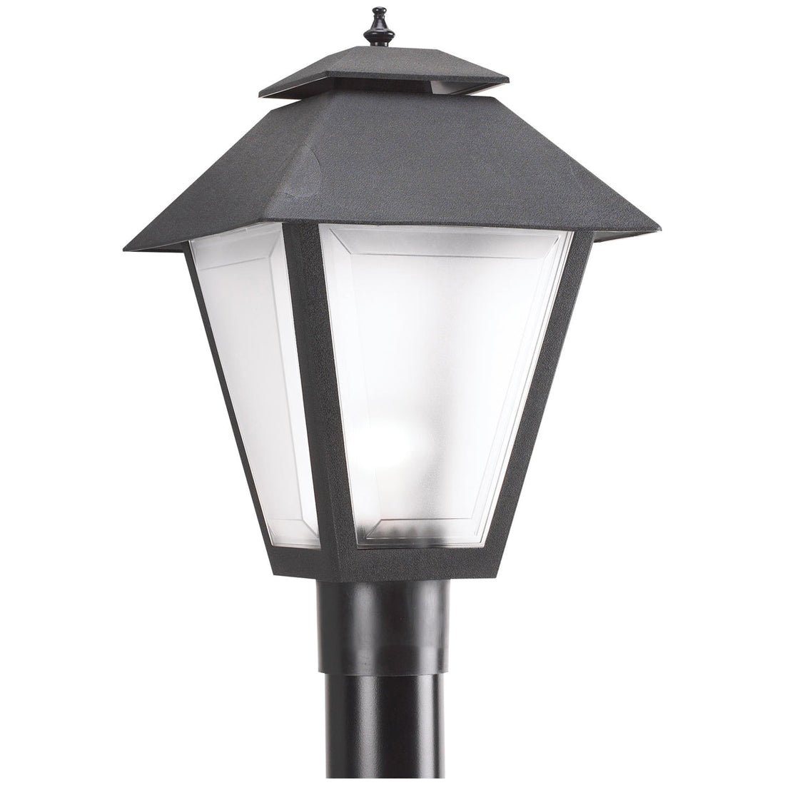Sea Gull Lighting Polycarbonate Outdoor 1-Light Outdoor Post Lantern