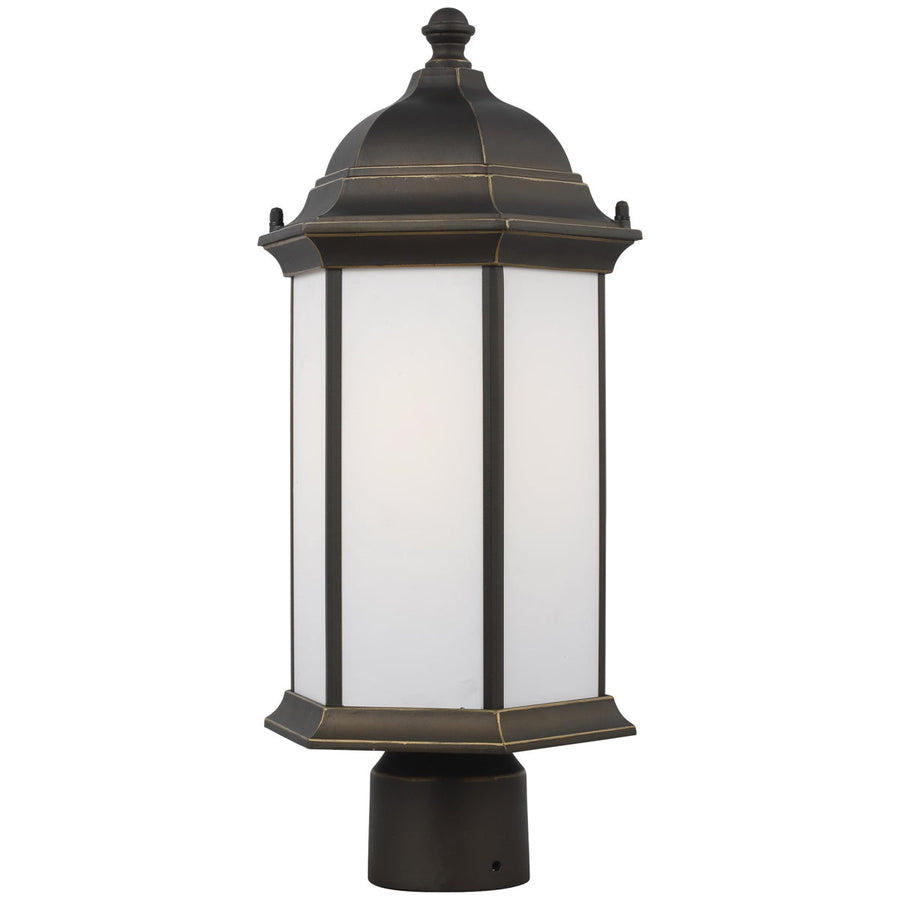 Sea Gull Lighting Sevier 1-Light Outdoor Post Lantern without Bulb