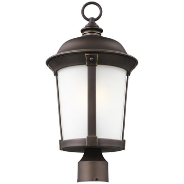 Sea Gull Lighting Calder 1-Light Outdoor Post Lantern - 9.5W