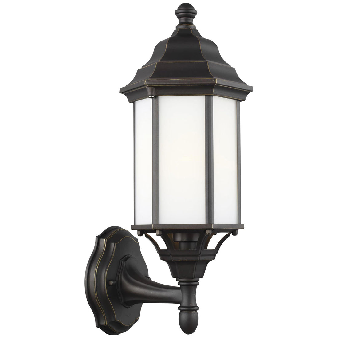 Sea Gull Lighting Sevier 1-Light Uplight Outdoor Wall Lantern