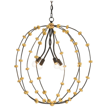 Currey and Company Anomaly Small Orb Chandelier