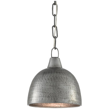 Currey and Company Blackened Steel Small Pendant