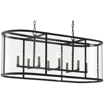 Currey and Company Argand Oval Chandelier