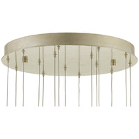Currey and Company Glace Round 15-Light Multi-Drop Pendant