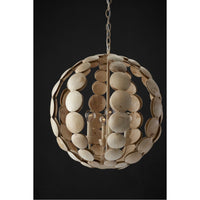 Currey and Company Tartufo Coco Shell Chandelier