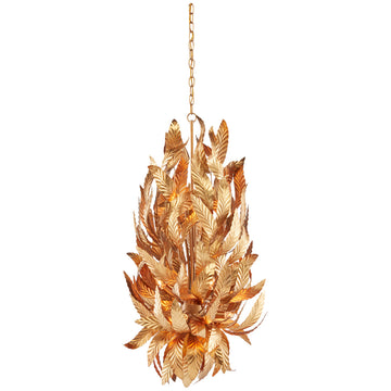 Currey and Company Apollo Leaf Chandelier