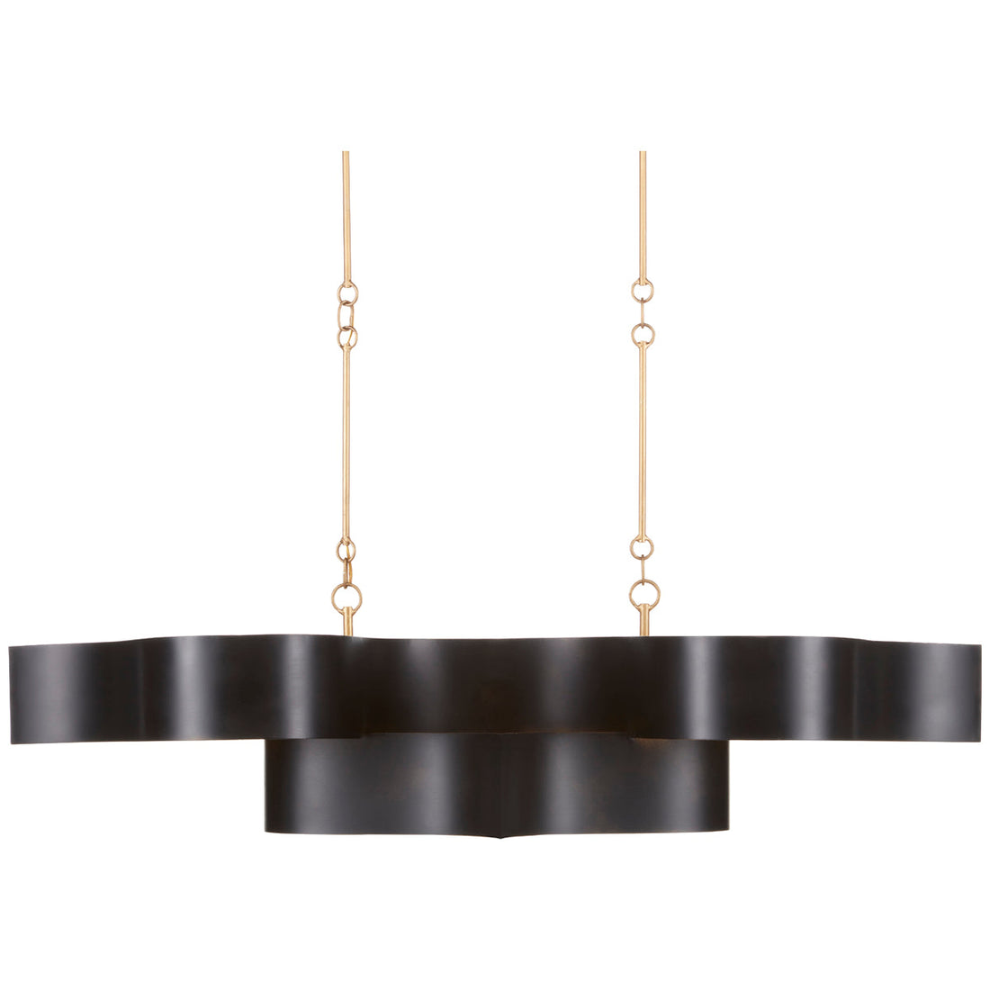 Currey and Company Grand Lotus Oval Chandelier