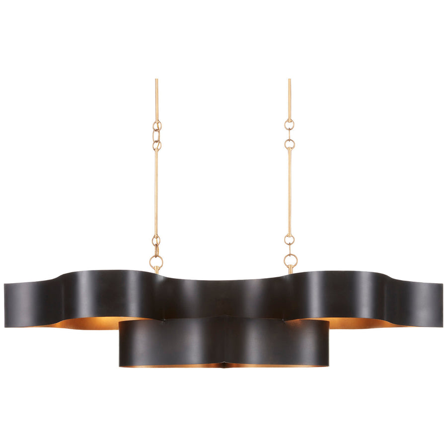 Currey and Company Grand Lotus Oval Chandelier