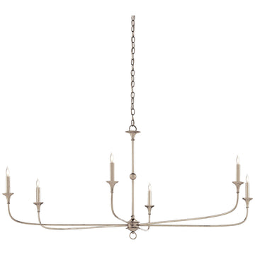 Currey and Company Nottaway Champagne Large Chandelier