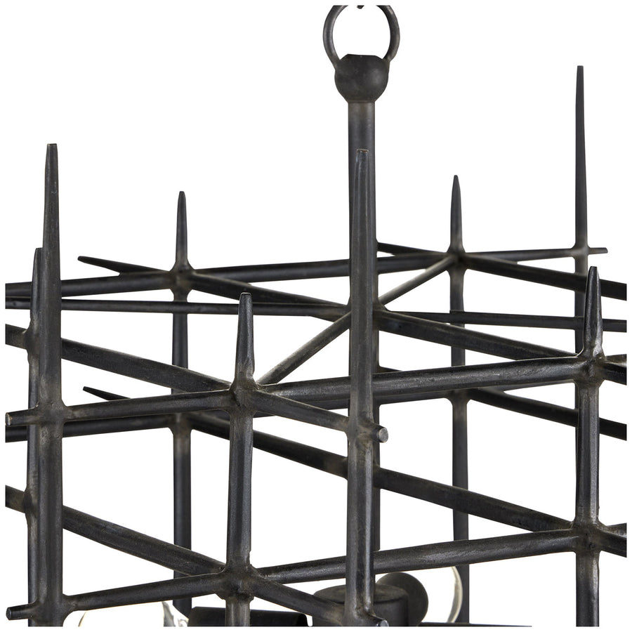 Currey and Company Steelhouse Small Chandelier